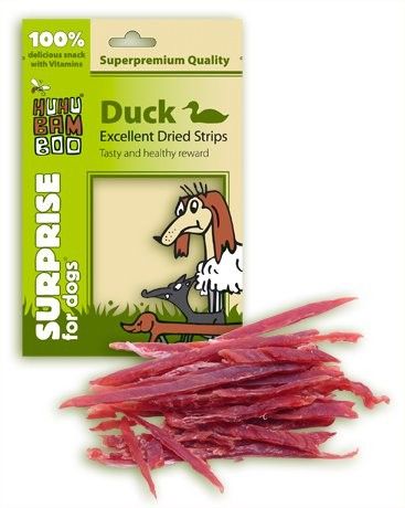 Huhu Duck Excellent Dried Strips 75g Huhubamboo