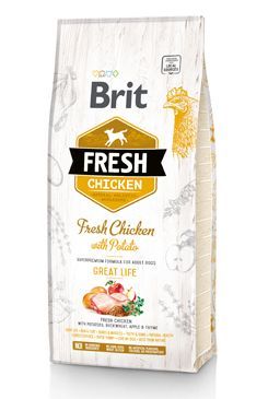 Brit Fresh Dog Chicken & Potato Adult Great Life 2,5kg VAFO Brit Fresh Praha s.r.o.