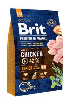 Brit Premium Dog by Nature Senior S+M 3kg VAFO Brit Premium Nature Praha s.r.o.