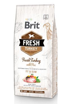 Brit Fresh Dog Turkey & Pea Light Fit & Slim 12kg VAFO Brit Fresh Praha s.r.o.