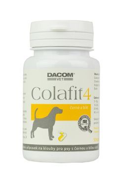 Colafit 4 na klouby pro psy černé/bílé 50tbl DACOM Pharma s.r.o.