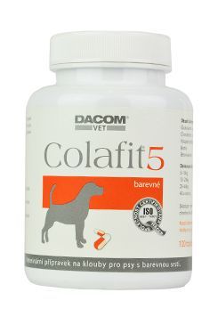 Colafit 5 na klouby pro psy barevné 100tbl DACOM Pharma s.r.o.