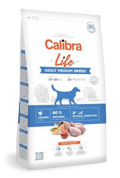 Calibra Dog Life Adult Medium Breed Chicken 2,5kg Calibra Life
