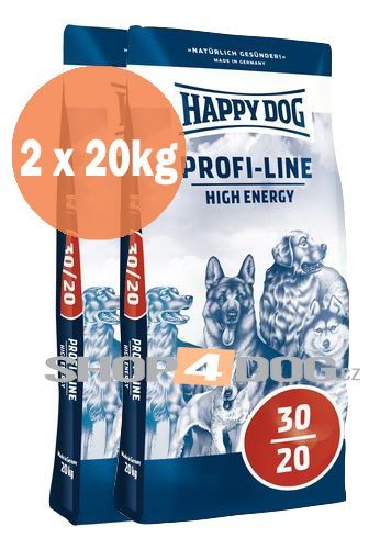 Happy Dog Profi-Line 30/20 High Energy 20+20kg