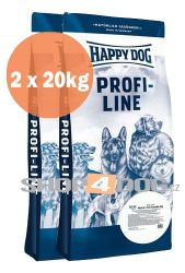 Happy Dog Profi-Line NaturKost 20+20kg + Perfecto Dog Masové plátky (20ks/200g) ZDARMA