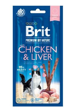 Brit Premium Cat by Nature Sticks Chicken&Liver(3pcs) VAFO Carnilove Praha s.r.o.