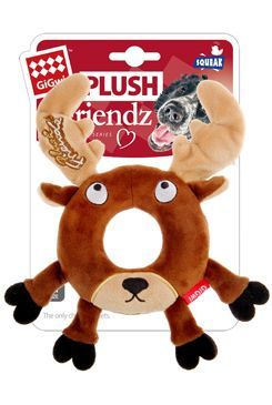 Hračka pes GiGwi Plush Friendz sob s gumovým kroužkem Tommi CZ s.r.o.