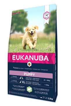Eukanuba Dog Puppy Large&Giant Lamb&Rice 2,5kg Eukanuba komerční, Iams