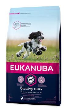 Eukanuba Dog Puppy Medium 15kg Eukanuba komerční, Iams