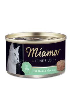 Miamor Cat Filet konzerva tuňák+zelenina v želé 100g Finnern
