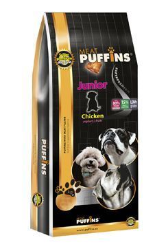 Puffins Dog Junior Chicken 1kg Extrudia a.s. Puffins