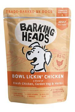 BARKING HEADS Bowl Lickin’ Chicken kapsička 300g Pet Food (UK) Ltd - WET