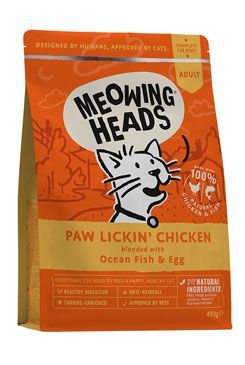 MEOWING HEADS Paw Lickin’ Chicken 450g Pet Food (UK) Ltd