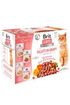 Brit Care Cat Fillets Gravy Flavour box 4*3psc(12*85g) VAFO Carnilove Praha s.r.o.