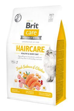Brit Care Cat GF Haircare Healthy&Shiny Coat 0,4kg VAFO Brit Care Cat NEW Praha s.r.o.