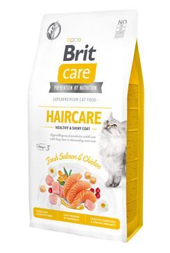 Brit Care Cat GF Haircare Healthy&Shiny Coat 7kg VAFO Brit Care Cat NEW Praha s.r.o.