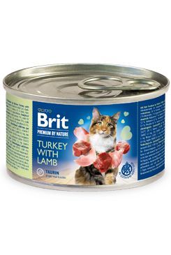 Brit Premium Cat by Nature konz Turkey&Lamb 200g VAFO Carnilove Praha s.r.o.