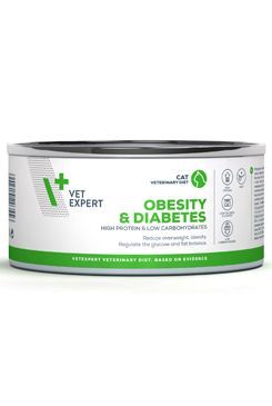 VetExpert VD 4T Obesity and Diabetes Cat konzerva 100g Vet Planet Sp z o.o. - Vet Expert