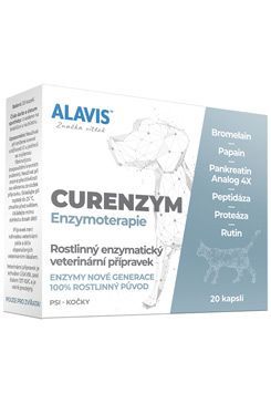 Alavis Enzymoterapie-Curenzym pro psy a kočky 20cps Pharma United