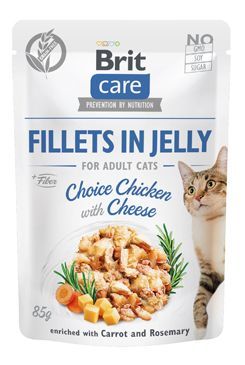 Brit Care Cat Fillets in Jelly Chicken&Cheese 85g VAFO Carnilove Praha s.r.o.