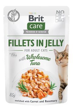 Brit Care Cat Fillets in Jelly with Wholesome Tuna 85g VAFO Carnilove Praha s.r.o.