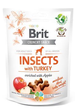 Brit Care Dog Crunchy Crack. Insec. Turkey Apples 200g VAFO Carnilove Praha s.r.o.