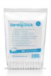 Tyčinky vatové BambooStick L/XL pro čišt. uší psů 50ks
