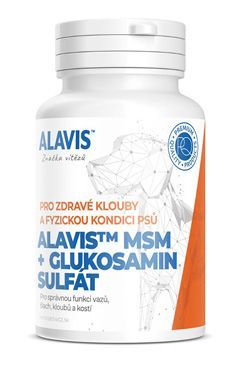 Alavis MSM+Glukosamin sulfát pro psy 60tbl Pharma United