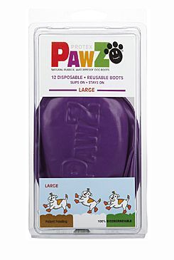 Botička ochranná Pawz kaučuk L fialová 12ks Pawz Dog Boots LLC