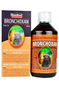 Bronchoxan pro holuby bylinný sirup 500ml Aquamid s.r.o.