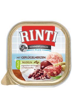 Rinti Dog Kennerfl. vanička drůbeží srdíčka+nudle 300g Finnern