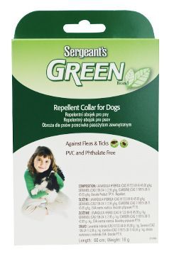 Sergeanťs Green obojek pro psy 60cm 1ks SERGEANT´S Pet Company