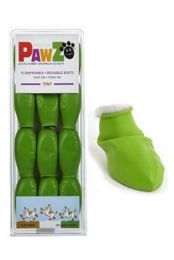 Botička ochranná Pawz kaučuk Tiny sv.zelená 12ks Pawz Dog Boots LLC