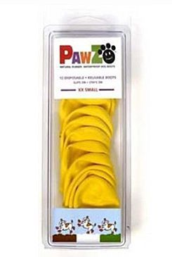 Botička ochranná Pawz kaučuk XXS žlutá 12ks Pawz Dog Boots LLC