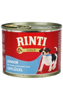 Rinti Dog Gold Junior konzerva drůbež 185g Finnern