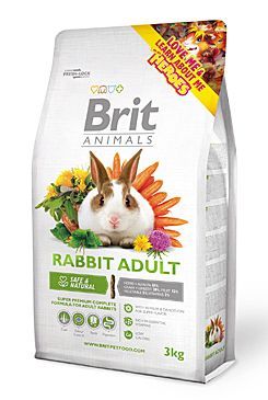 Brit Animals Rabbit Adult Complete 3kg VAFO Praha s.r.o.