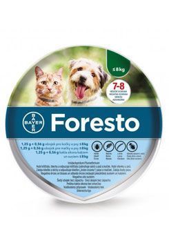 Foresto 38 obojek pro kočky a malé psy BAYER Animal Health