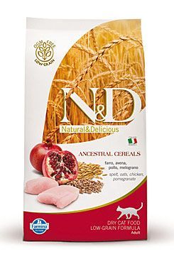 N&D LG CAT Adult Chicken & Pomegranate 300g Farmina Pet Foods - N&D