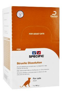 Specific FSW Struvite Dissolution 7x100gr konz. kočka Dechra Veterinary Products A/S-Vet diets