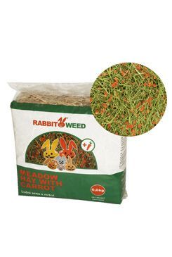 Seno luční s mrkví RabbitWeed 0,6kg 1,9 l Rabbit&Weed s.r.o.
