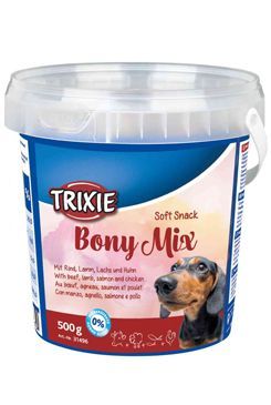 Trixie Soft Snack Bony MIX hověz, jehněč,losos 500g TR Trixie GmbH a Co.KG