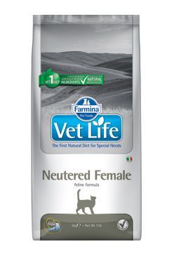 Vet Life Natural CAT Neutered Female 10kg Farmina Pet Foods - Vet Life