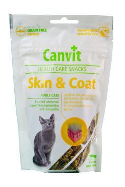 Canvit Snacks CAT Skin & Coat 100g Canvit Snacks NEW