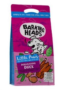 BARKING HEADS Little Paws Doggylicious Duck 1,5kg