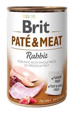 Brit Dog konz Paté & Meat Rabbit 400g VAFO Carnilove Praha s.r.o.