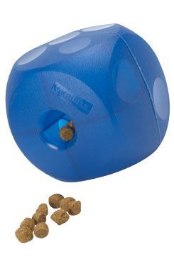 Hračka pes BUSTER Soft Mini Cube modrá 9cm KRUUSE