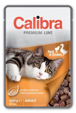 Calibra Cat kapsa Premium Adult Duck & Chicken 100g NOVIKO AH - Calibra Vlhké krmivo