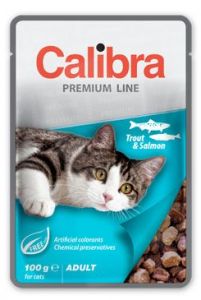 Calibra Cat kapsa Premium Adult Trout & Salmon 100g NOVIKO AH - Calibra Vlhké krmivo