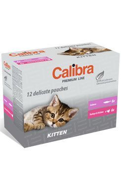 Calibra Cat kapsa Premium Kitten multipack 12x100g NOVIKO AH - Calibra Vlhké krmivo