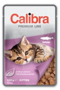 Calibra Cat kapsa Premium Kitten Salmon 100g NOVIKO AH - Calibra Vlhké krmivo